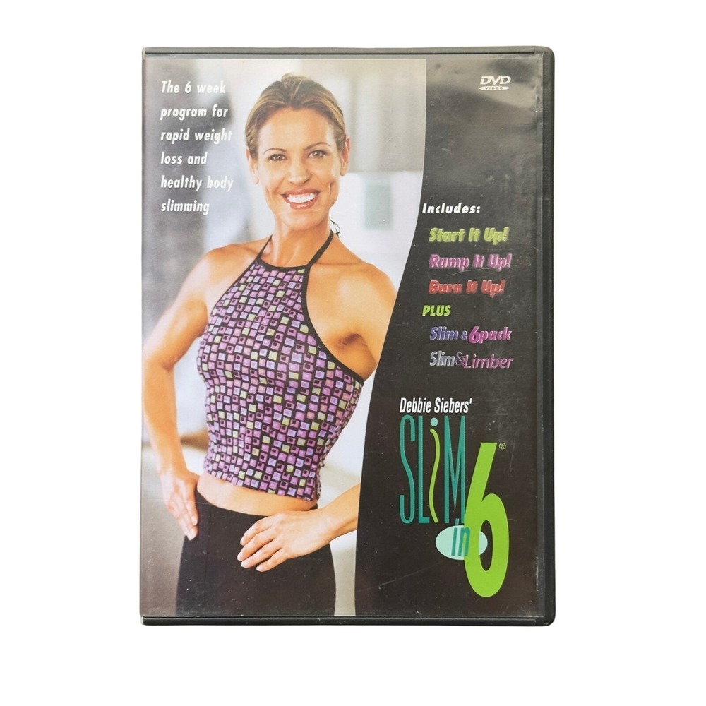 Slim In 6 Debbie Sieber Dvd 2009 BeachBody 6 Week Program 2‎ Disc